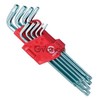 Набор Г-образных ключей TORX с отверстием 9 шт, Т10-Т50, Cr-V, Big INTERTOOL HT-0606