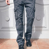 джинсы Iteno 1672-7 карго серые мужские