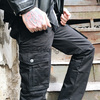 джинсы Iteno 8813-1 карго чёрные мужские
