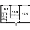 Продается квартира 2-ком 46 м² космонавтов