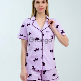 Жіноча лавандова піжама "Lavender Puppies" (12062) (арт. 1694)