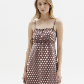 Жіноча нічна сорочка в горошок "Midnight" (16330) (арт. 1557)