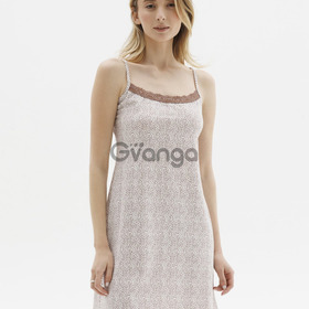 Нічна сорочка жіноча з мереживною обробкою "Midnight" (16518) (арт. 1570)