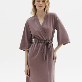 Жіночий халат на поясі "Midnight" (16332) (арт. 1185)