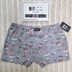 Чоловічі боксери BRES з принтом «Кумедні гримаси» (арт. MSHK 304/03/137)