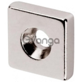 Магніт під потай 12x12x3mm 7/3 х 1 отвір