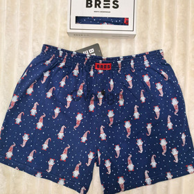 Чоловічі сімейні труси з новорічним принтом гномів (арт. MBXK 307/01/139)