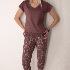 Піжама з футболкою та бриджами "Обійми" (12307) (арт. 1332)