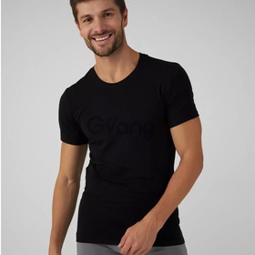 Чоловіча чорна футболка із колекції "Basic" (арт. MBSK 500/01/02)