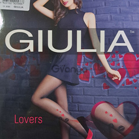 Жіночі колготки з малюнком "сердечок" LOVERS 20 DEN (model 11)