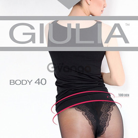 Жіночі корегуючі колготки з трусиками BODY 40 den