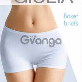 Жіночі білі безшовні труси-шорти "Boxer Briefs"