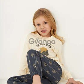 Комплект дитячої піжами для дівчаток "Couch Day" (арт. CDP 0681/01/01)