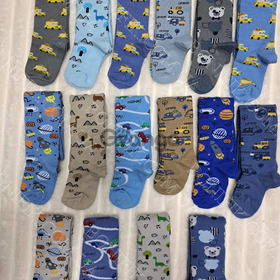 Дитячі махрові колготки з малюнком (розмір 16) (арт. 302К)