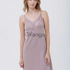 Жіноча нічна сорочка на тонкій бретелі "Amalia" (16158) (арт. 1175)