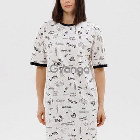 Нічнушка з коротким рукавом "Dreamy Hearts" (16801) (арт. 1772)