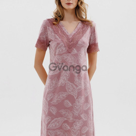 Жіноча нічна сорочка з коротким рукавом "Petaline" (16531) (арт. 1174)