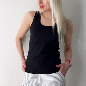 Жіноча піжама шорти і майка "Strip Life" (16154) (арт. 1637)