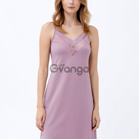 Жіноча нічна сорочка на тонкій бретелі "Amalia" (16177) (арт. 1175)