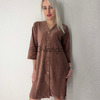 Жіночий кофейний халат "Macchiato" (арт. LGV 214/00/02)