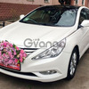 165 Hyundai Sonata біла 2013 оренда авто з водієм