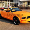 159 Кабріолет Ford Mustang GT помаранчевий оренда з водієм