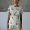 Жіночі комплект піжами з футболкою і шортами "Pineapple" (12006) (арт. 1553)