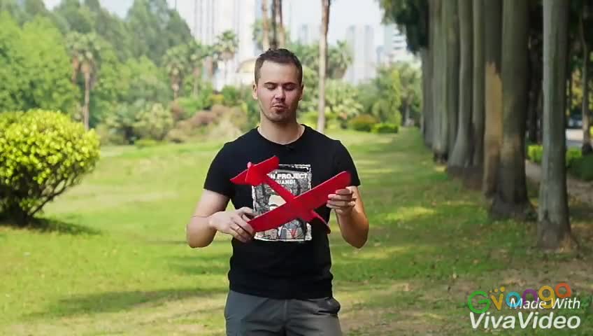 Летающий самолет из пенопласта, самолет игрушка